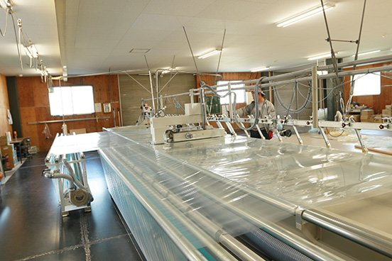 加工作業の様子